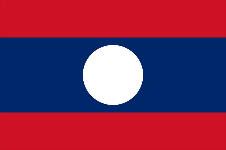 Drapeau du Laos.